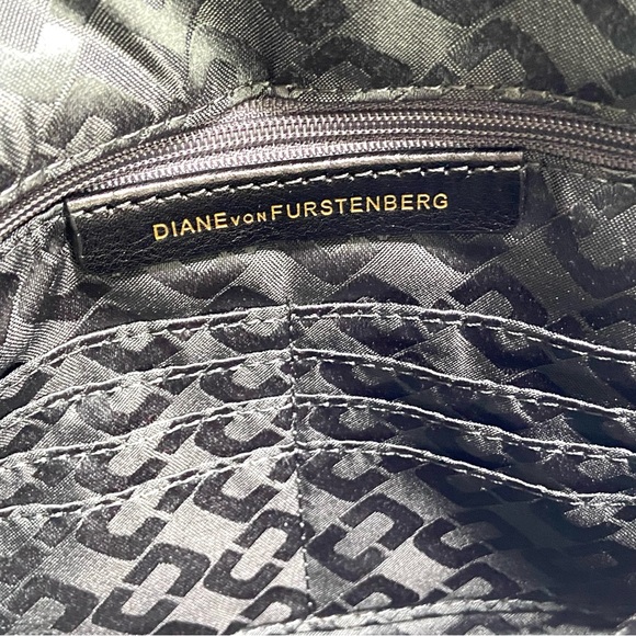 Diane Von Furstenburg Agent Karlie Confetti Tweed Zip On Clutch - Picture 13 of 15